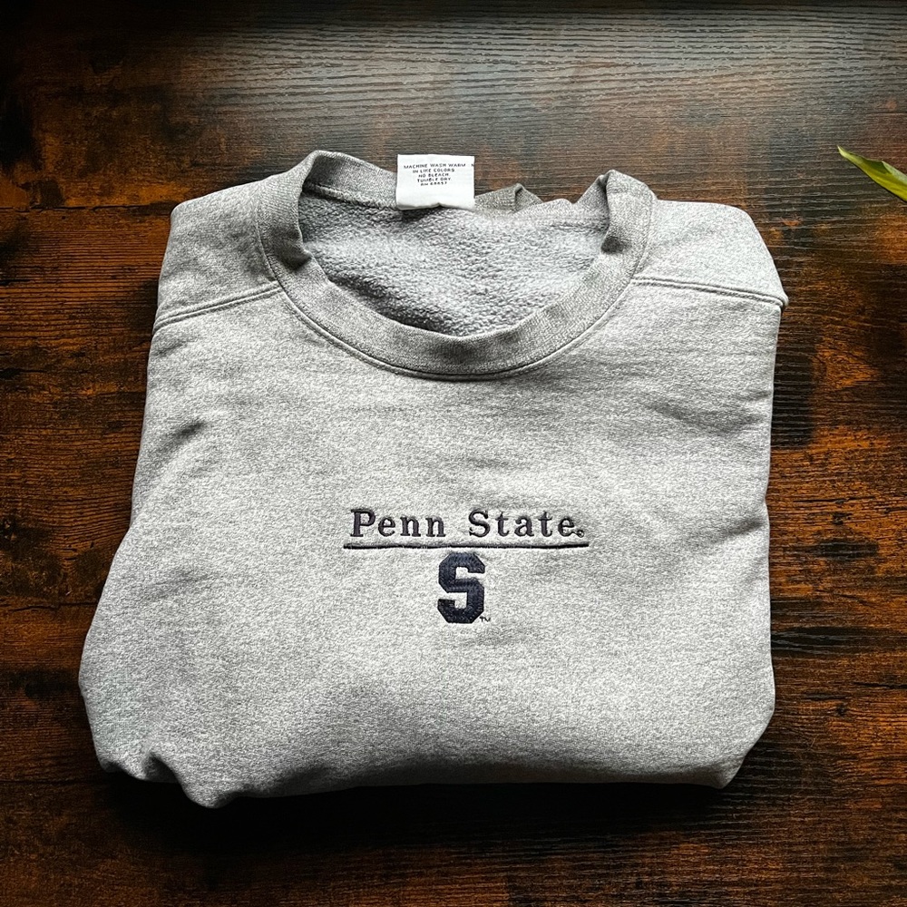Vintage Penn State Embroidered Crewneck Sweatshirt